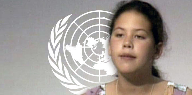 Prisluhni 12 letni deklici, ki je pred 23 leti za 6 minut utišala svet