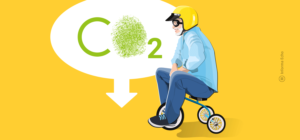7 idej za zmanjšanje osebnega ogljičnega odtisa / Pozitivna energija / Ilustracija: Branko Baćović