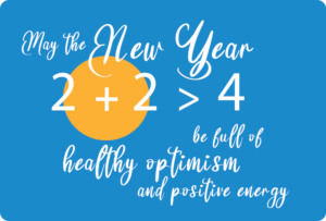 May the New Year be full of healthy optimism and positive energy / Porabimanj INFO